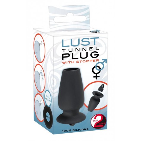 Пробка-туннель с заглушкой Lust Tunnel Plug with Stopper