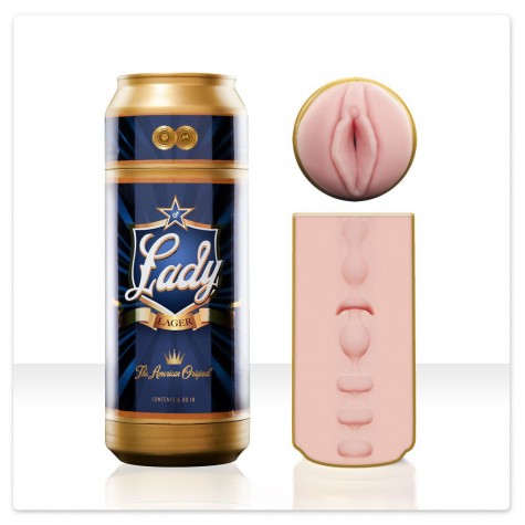 Необычный мастурбатор-вагина в банке Fleshlight - Lady Lager